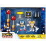JAKKS PACIFIC Diorama Blister avec Figurines de Sonic The Hedgehog - Ensemble de 6 cm pour Rejouer les Batailles du Jeu Vidéo