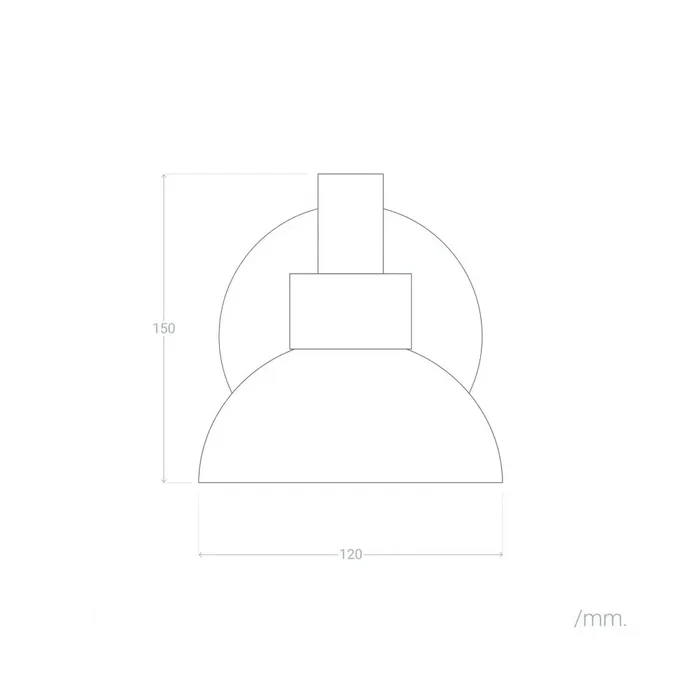 SKD-W1006 Applique Murale Design Moderne Hachimancho - LED E27 pour Salon, Chambre, Restaurant