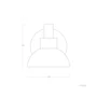 SKD-W1006 Applique Murale Design Moderne Hachimancho - LED E27 pour Salon, Chambre, Restaurant