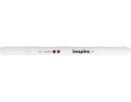 Innspiro Rotulador COLORING double pointe marron 0,4mm/0,8mm