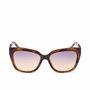 Guess GU7878 53Z Lunettes de soleil Carré Havane clair