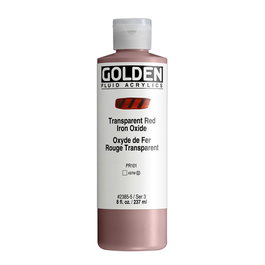 Golden Peinture Acrylique Fluide Ox. Hier.rojo Transparente 237ml