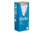 BERILO Tapis de bain antidérapant motif brique blanche