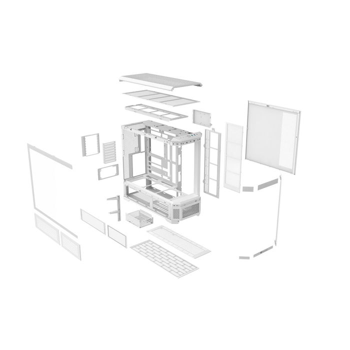 Boîtier ATX semi-tour THERMALTAKE CA-11H-00F6WN-00 Blanc Snow white