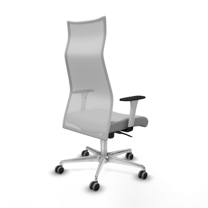 Piqueras y Crespo Chaise de Bureau Albacete Gris Clair et Blanc Piqueras y Crespo Chaise de Bureau Albacete Gris Clair et Blanc