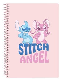 Safta Cahier A5 80 pages couverture rigide Stitch Ohana 15,5x22x1cm dès 3 ans