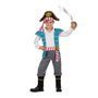 My Other Me Déguisement de Pirate avec Chapeau, Chemise, Gilet, Pantalon et Couvre-bottes - 7-9 ans