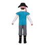 My Other Me Déguisement de Pirate avec Chapeau, Chemise, Gilet, Pantalon et Couvre-bottes - 7-9 ans