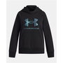 Sweat-shirt à capuche fille Under Armour Rival Flc Shimmer Hdy Noir S