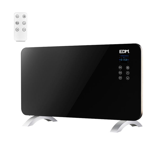 Chauffage à Convection Electrique EDM 07182 07182 Noir 1500 W