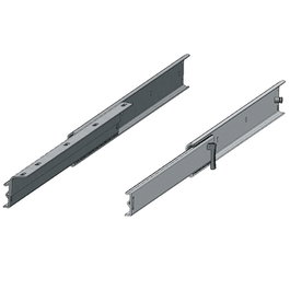 POTTKER FRONTSLIDE H47 Guides pour table extensible, 1500 mm, avec frein