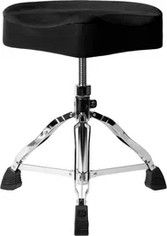 Gator Banquette de batterie Spindle avec assise type monture - Noir