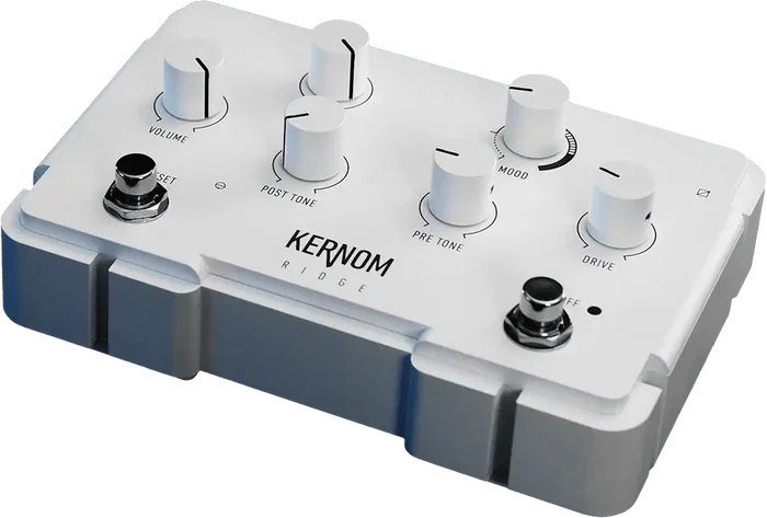 Kernom® Ridge Overdrive Kernom – Pédale Overdrive Analogique avec Analog Morphing Core et EQ Pré/Post – 128 Presets MIDI – Red Dot 2023