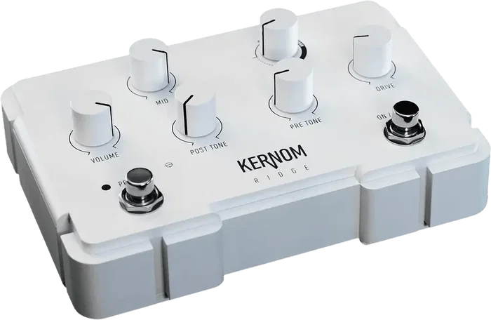 Kernom® Ridge Overdrive Kernom – Pédale Overdrive Analogique avec Analog Morphing Core et EQ Pré/Post – 128 Presets MIDI – Red Dot 2023
