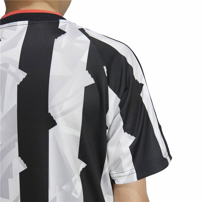 T-shirt à manches courtes enfant Adidas Tiro Blanc Noir