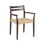 BigBuy Home Chaise de Salle à Manger Marron Beige