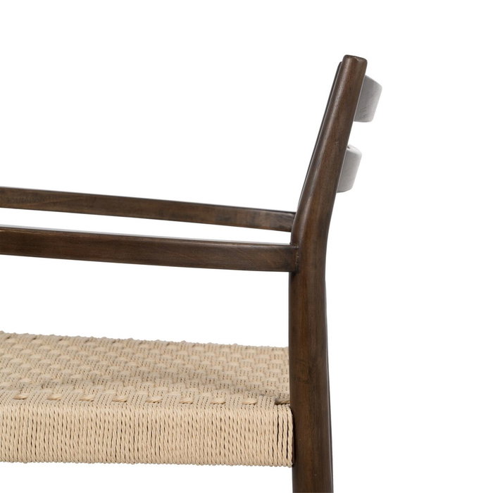BigBuy Home Chaise de Salle à Manger Marron Beige