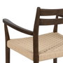 BigBuy Home Chaise de Salle à Manger Marron Beige