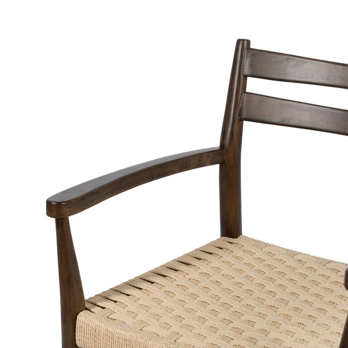 BigBuy Home Chaise de Salle à Manger Marron Beige