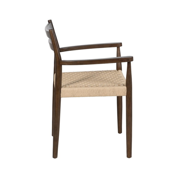 BigBuy Home Chaise de Salle à Manger Marron Beige