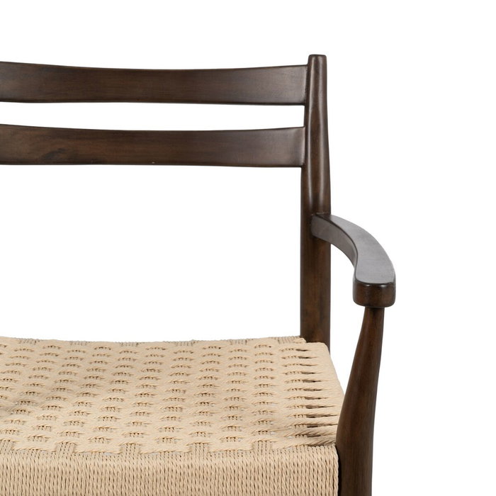 BigBuy Home Chaise de Salle à Manger Marron Beige