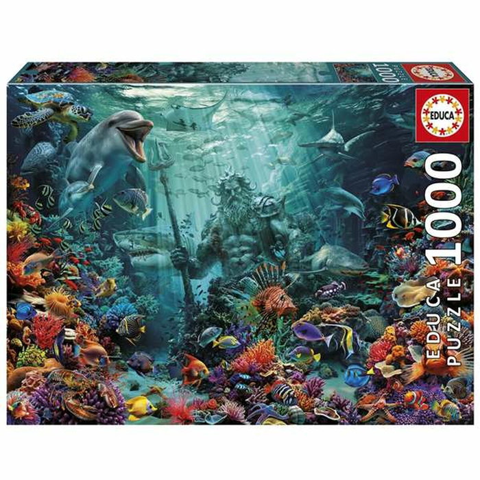 Educa Puzzle Récif de Corail Poséidon 1000 pièces