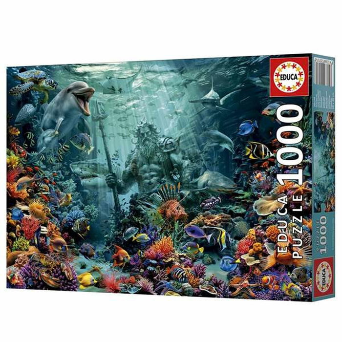 Educa Puzzle Récif de Corail Poséidon 1000 pièces