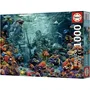 Educa Puzzle Paysage Naturel Récif de Corail Poséidon 1000 Pièces (68 x 48 cm) pour Adultes