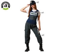 Déguisement de Police avec Gilet Bleu pour Femme Adulte