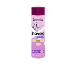 Novex Champú Powermax - Shampoing réparateur et hydratant pour cheveux poreux, secs et cassants - 300 mL