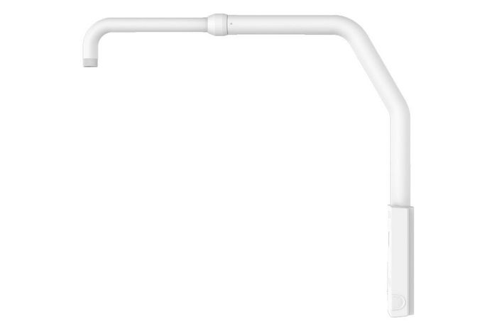 Axis T91D62 Fixation télescopique pour caméra de surveillance - Support mural et pour parapet, longueur réglable, pivot 180°