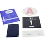 Kit complet jeune conducteur - Color Pop - 5 pièces : étui PVC, constat, disques, vignette auto