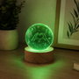 Home Deco Factory Lampe Verre Effet Boule de Cristal