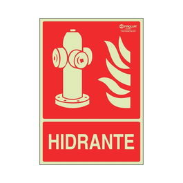 DUVER Señal 7007 Señalización Hidratante Plástico 297x210mm Luminiscente
