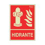 DUVER Señal 7007 Señalización Hidratante Plástico 297x210mm Luminiscente