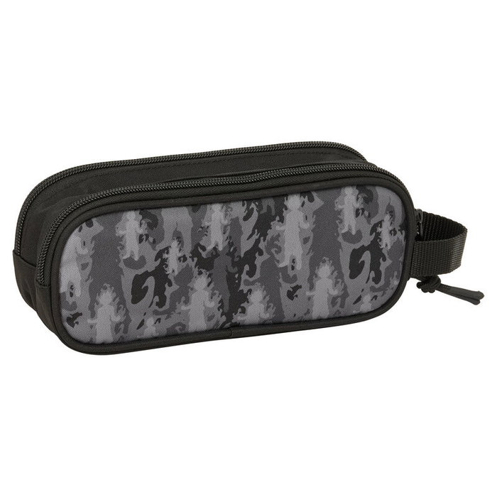 SAFTA Sac Porte-Tout Dragon Ball Double Compartiment avec Fermeture Éclair, Polyester, 21x6x8 cm, Asa Latérale