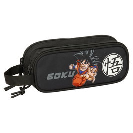 SAFTA Sac Porte-Tout Dragon Ball Double Compartiment avec Fermeture Éclair, Polyester, 21x6x8 cm, Asa Latérale