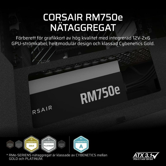 Corsair RM750e 750W Black