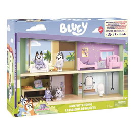 Moose Bluey Maison de Muffin avec 4 pièces et figurine exclusive de Muffin