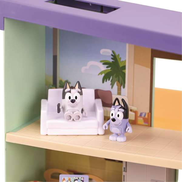 Moose Bluey Maison de Muffin avec 4 pièces et figurine exclusive de Muffin