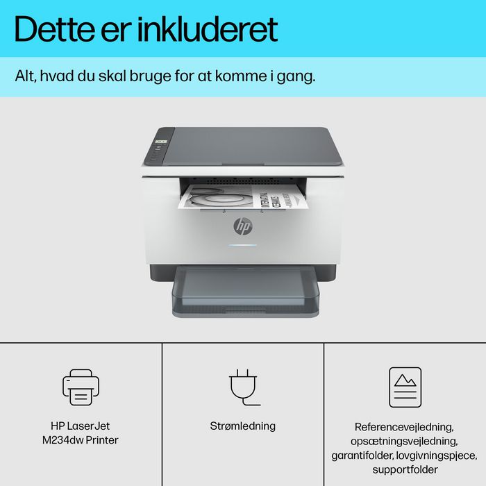 HP LaserJet M234dw - Imprimante Multifonction Laser Noir & Blanc, Impression Recto-Verso Rapide, WiFi, Ethernet