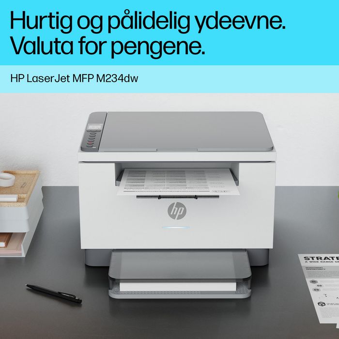HP LaserJet M234dw - Imprimante Multifonction Laser Noir & Blanc, Impression Recto-Verso Rapide, WiFi, Ethernet