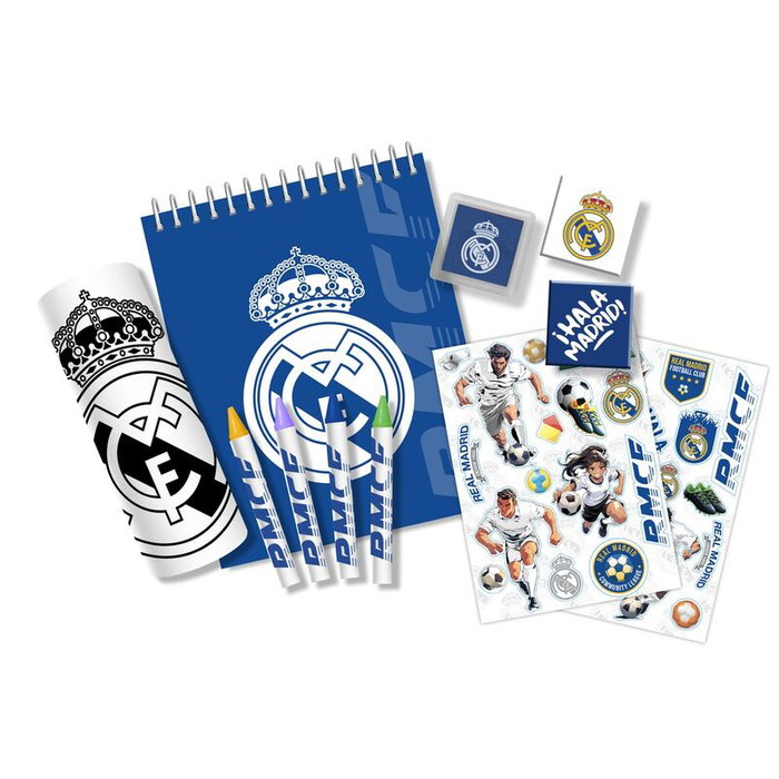 Kids Licensing - Mallette 3D Real Madrid en papier - Dimensions : 250 x 190 x 75 mm Kids Licensing - Mallette 3D Real Madrid en papier - Dimensions : 250 x 190 x 75 mm