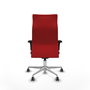Piqueras Y Crespo Fauteuil de direction Albacete, Rouge, Mécanisme Synchrone