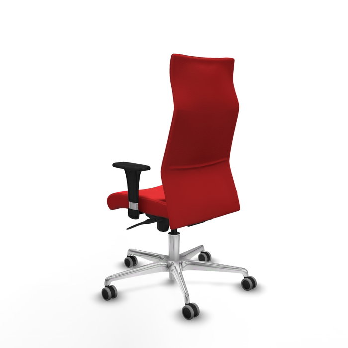 Piqueras Y Crespo Fauteuil de direction Albacete, Rouge, Mécanisme Synchrone