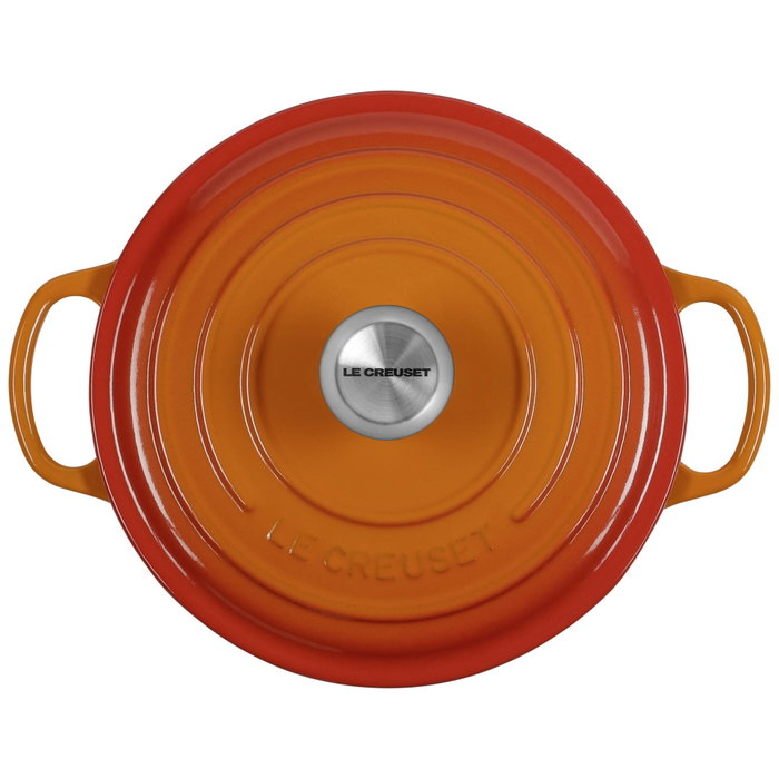 Le Creuset Signature Roaster rond 20cm rouge