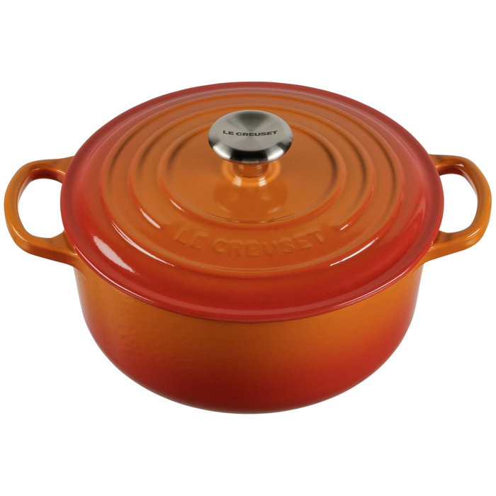 Le Creuset Signature Roaster rond 20cm rouge