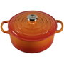 Le Creuset Signature Roaster rond 20cm rouge