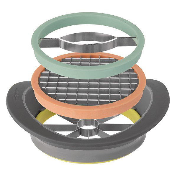 Berghoff 3950020 Set de coupe pour fruits et légumes avec lames interchangeables en acier inoxydable Berghoff 3950020 Set de coupe pour fruits et légumes avec lames interchangeables en acier inoxydable