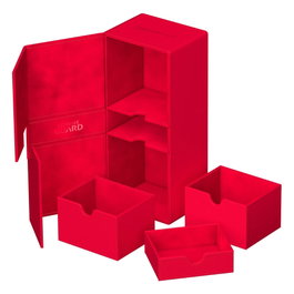 Ultimate Guard Twin Flip'n'Tray 266+ Xenoskin - Rouge